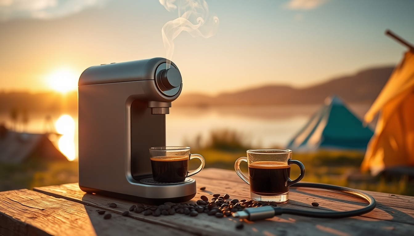 Outin Nano tragbare elektrische Espressomaschine Camping-Kaffeemaschine Test