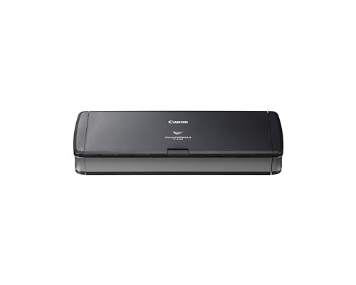 Canon Scanner imageFORMULA P-215II Mobiler Scanner | Dokumentenscanner | Duplex Scanner für Home Office & Büro | USB Kabel | 20 Blatt Einzug | Bis zu 15 Seiten/Min | CaptureOnTouch Lite I OCR I PDF