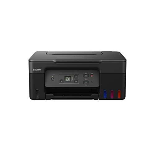 Canon PIXMA G2570 MegaTank 3in1 Multifunktionsgerät Große nachfüllbare Tintenbehälter DIN A4 (Scanner, Kopierer, Drucker, Farbtintenstrahldrucker, USB, LC Display), schwarz/grau