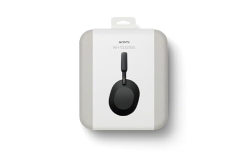 Sony WH-1000XM5 kabellose Bluetooth Noise Cancelling Kopfhörer (30h Akku, Touch Sensor, Headphones Connect App, Schnellladefunktion, optimiert für Amazon Alexa, Headset mit Mikrofon) Schwarz