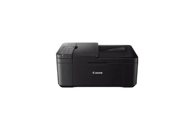 Canon Farbtintenstrahldrucker PIXMA TR4650 Multifunktionsgerät DIN A4 (Scanner, Kopierer, Drucker, Fax, 4800 x 1200 DPI, LCD, WLAN, USB, Apple AirPrint, PIXMA Cloud Link, ADF Duplexdruck) schwarz