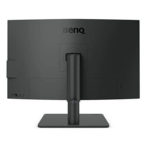 BenQ PD2705U Grafiker Monitor (AQCOLOR Technologie, 27 Zoll, 4K UHD, IPS, P3-Farbraum, USB-C-Laden, DP / HDMI, KVM, Hardware kalibriert, Höhenverstellbar), MacBook kompatibel