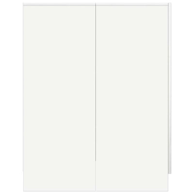 vidaXL Waschmaschinenschrank Badschrank Badmöbel Badezimmerschrank Schrank Badezimmermöbel Trocknerschrank Weiß 71x71,5x91,5cm