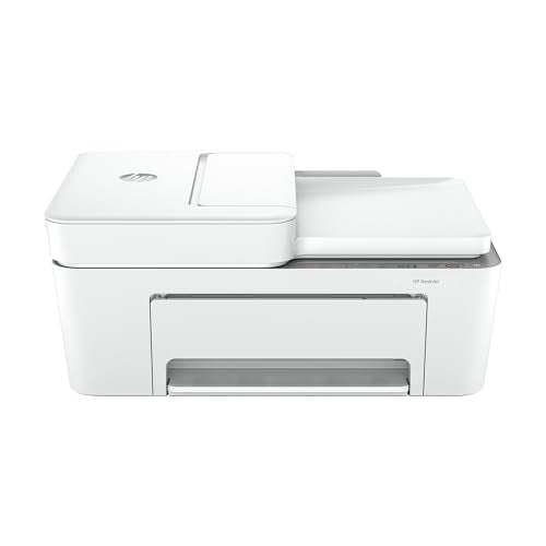 Imprimante multifonction HP DeskJet 4220e, 10€ de remise, 3 mois d'impression gratuite avec HP Instant Ink, Imprimante, Copieur, Scanner, Fax mobile, WLAN, Chargeur automatique de documents, Blanc