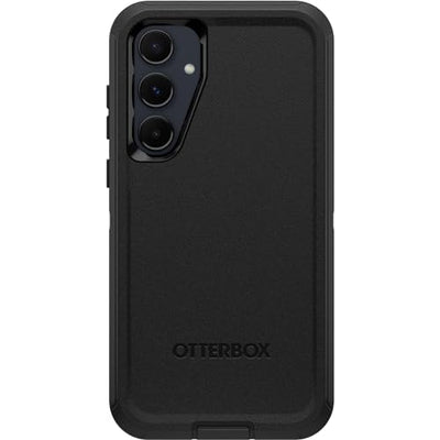 OtterBox Defender Hülle für Samsung Galaxy A55 5G,stoßfest, extrem robust, Schutzhülle,5x mehr Stürze als nach Militärstandard, kompatibel mit kabellosem Aufladen,Schwarz/Keine Einzelhandelsverpackung