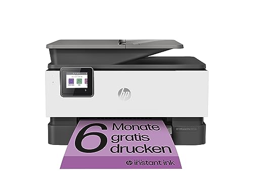 Imprimante multifonction HP OfficeJet Pro 9012e, 6 mois d'impression gratuite avec HP Instant Ink inclus, HP+, imprimante, scanner, copieur, fax, WLAN, LAN, duplex, HP ePrint, Airprint, Basalt