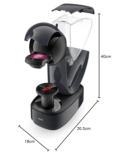 NESCAFÉ Dolce Gusto KP173B Infinissima Kapselmaschine, 1500, Kunststoff, 1.1 liters, Cosmic Grey