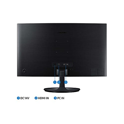 Moniteur Samsung S36C Essential S27C364EAU, incurvé, 27 pouces, dalle VA, résolution Full HD, Eco Saving Plus, AMD FreeSync, temps de réponse de 4 ms, taux de rafraîchissement 75 Hz, noir