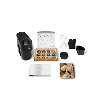 Nespresso De'Longhi ENV90.B Vertuo Pop, Kaffeekapselmaschine, 1350W, Liquorice Black