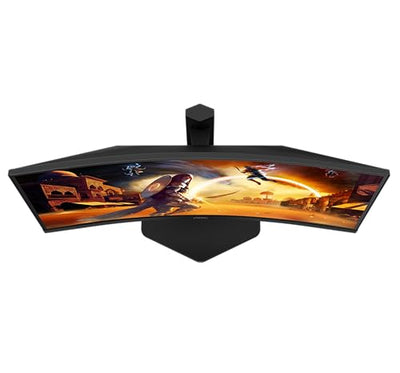 AOC Gaming CQ27G4X - 27 Zoll QHD Curved Monitor, 180 Hz, 0.5 ms, FreeSync Prem., HDR10 (2560x1440, DisplayPort, 2X HDMI) schwarz/grau