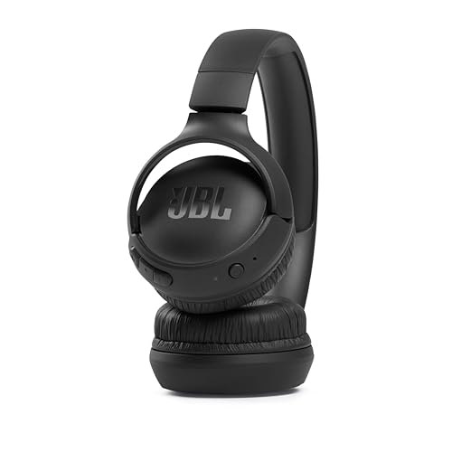 JBL Tune 510BT – Bluetooth On-Ear Kopfhörer in Schwarz – Faltbare Headphones mit Freisprechfunktion – Kompatibel mit Sprachassistenten – Lange Laufzeit von bis zu 40 Stunden