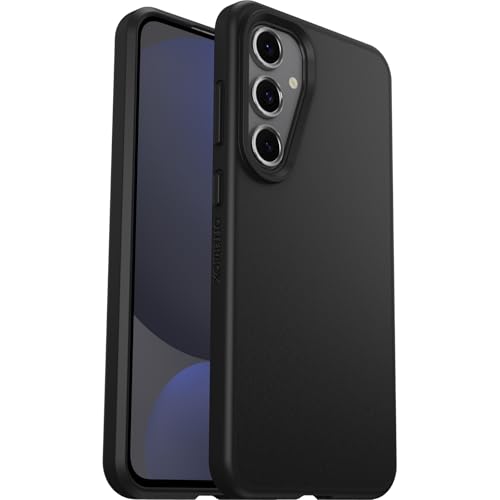 OtterBox Schutzhülle für Samsung Galaxy S24 FE React Serie, schwarz, ultradünn, taschenfreundlich, erhöhte Kanten schützen Kamera und Bildschirm, kabelloses Laden kompatibel