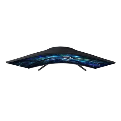 Moniteur de jeu incurvé Samsung Odyssey G55C, 32 pouces, écran avec dalle VA, 2 560 x 1 440 pixels, rayon 1 000R, HDR10, AMD FreeSync, taux de rafraîchissement 165 Hz, temps de réponse 1 ms (MPRT)