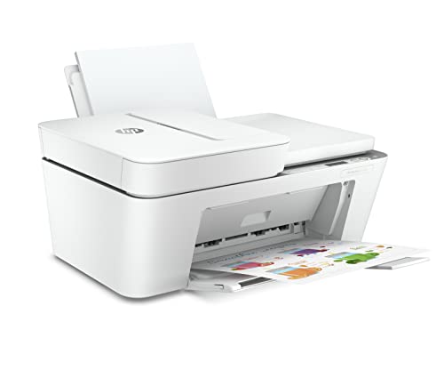 HP DeskJet 4120e Multifunktionsdrucker, 6 Monate gratis drucken mit HP Instant Ink inklusive, HP+, Drucker, Kopierer, Scanner, Mobiler Faxversand, WLAN, Automatische Dokumentenzuführung