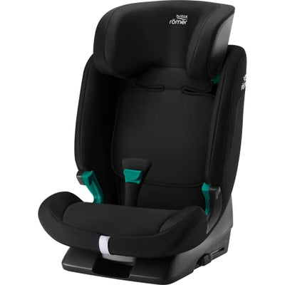 BRITAX RÖMER Kindersitz EVOLVAFIX, für Kinder von 76-150 cm (i-Size), 15 Monate - 12 Jahre, Space Black