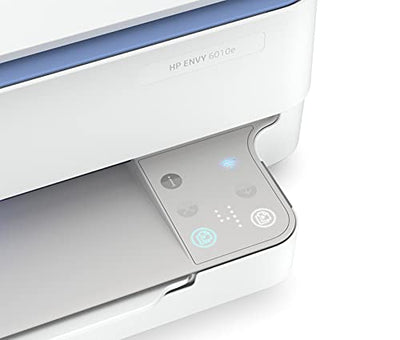 Imprimante multifonction HP ENVY 6010e, 20€ de cashback, 3 mois d'impression gratuite avec HP Instant Ink inclus, HP+, imprimante, scanner, copieur, WLAN, Airprint, bleu