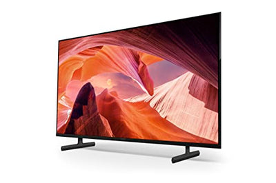 Sony BRAVIA, KD-55X80L, Téléviseur 55 pouces, LED, 4K HDR, Google TV, Smart TV, Fonctionne avec Alexa, BRAVIA CORE, TRILUMINOS PRO, HDMI 2.1, Menu de jeu avec ALLM