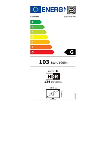 Téléviseur LED Samsung TU8079 138 cm (55 pouces) (Ultra HD, HDR10+, Triple Tuner, Smart TV) [Année modèle 2020]