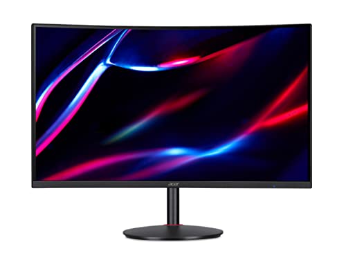 Acer Nitro XZ322QUS Gaming Monitor 31,5 Zoll (80 cm Bildschirm) WQHD, 165Hz DP, 144Hz HDMI, 1ms(VRB), 2xHDMI 2.0, 2xDP 1.2, höhenverstellbar, HDMI/DP FreeSync Premium, schwarz