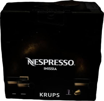 Nespresso Kapselmaschine Inissia XN1005 von Krups | Sehr schnell betriebsbereit | Automatische Abschaltung | Kirschrot, Rot(ruby)