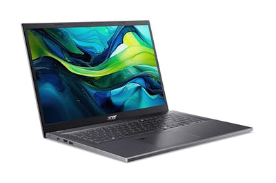 Acer Aspire 17 (A17-51M-74F2) Laptop | 17,3" FHD IPS Display | Intel Core 7 150U | 32 GB RAM | 1 TB SSD | Intel Grafik | Windows 11 | QWERTZ Tastatur | grau