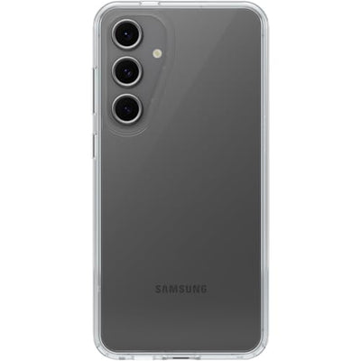 OtterBox Symmetry Clear Hülle für Samsung Galaxy S24 FE, sturzsicher, schützende dünne Hülle, 3X getestet nach Militärstandard, Transparent, Keine Einzelhandelsverpackung