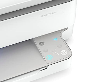 HP ENVY 6420e Multifunktionsdrucker, 20€ Cashback, 3 Monate gratis drucken mit HP Instant Ink inklusive, HP+, Drucker, Kopierer, Scanner, Mobiler Faxversand, WLAN, Automatischer Dokumenteneinzug