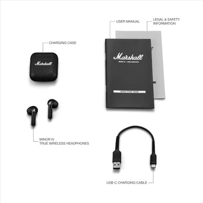 Marshall Minor IV Bluetooth Kopfhörer, Ohrhörer – Schwarz