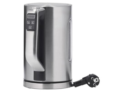 SEVERIN Digitaler Wasserkocher mit Fast-Boil-Power und individueller Temperaturauswahl, 1,7 l XXL-Füllvolumen, Edelstahl-gebürstet / Schwarz, 3000 W, 100% BPA-frei, WK 3418