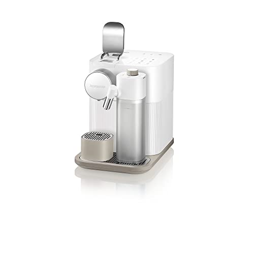 Nespresso De'Longhi EN640.W Gran Lattissima Kaffeekapselmaschine mit automatischem Milchsystem,19 Bar Druck, 1400W,Weiß