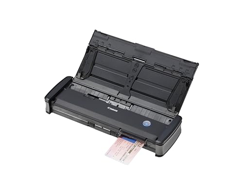 Canon Scanner imageFORMULA P-215II Mobiler Scanner | Dokumentenscanner | Duplex Scanner für Home Office & Büro | USB Kabel | 20 Blatt Einzug | Bis zu 15 Seiten/Min | CaptureOnTouch Lite I OCR I PDF