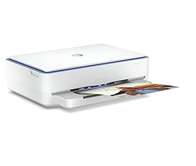 Imprimante multifonction HP ENVY 6010e, 20€ de cashback, 3 mois d'impression gratuite avec HP Instant Ink inclus, HP+, imprimante, scanner, copieur, WLAN, Airprint, bleu