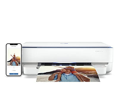 Imprimante multifonction HP ENVY 6010e, 20€ de cashback, 3 mois d'impression gratuite avec HP Instant Ink inclus, HP+, imprimante, scanner, copieur, WLAN, Airprint, bleu