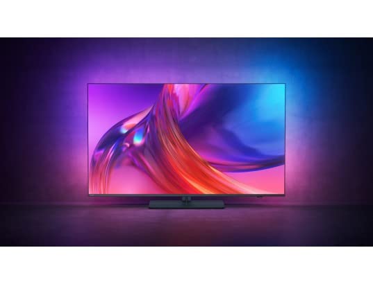 Philips Ambilight TV | 55PUS8808/12 | 139 cm (55 Zoll) 4K UHD LED Fernseher | 120 Hz | HDR | Dolby Vision | Google TV | VRR | WiFi | Bluetooth | DTS:X | Sprachsteuerung | Anthrazitfarbener Rahmen