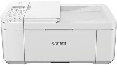 Canon Farbtintenstrahldrucker PIXMA TR4651 Multifunktionsgerät DIN A4 (Scanner, Kopierer, Drucker, Fax, 4800 x 1200 DPI, LCD, WLAN, USB, Apple AirPrint, PIXMA Cloud Link, ADF Duplexdruck) weiß