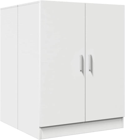 vidaXL Waschmaschinenschrank Badschrank Badmöbel Badezimmerschrank Schrank Badezimmermöbel Trocknerschrank Weiß 71x71,5x91,5cm