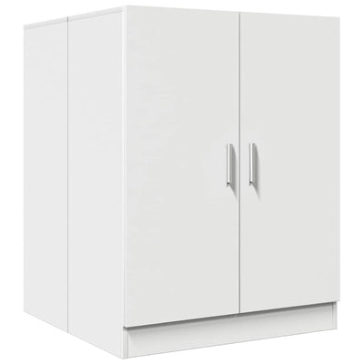 vidaXL Waschmaschinenschrank Badschrank Badmöbel Badezimmerschrank Schrank Badezimmermöbel Trocknerschrank Weiß 71x71,5x91,5cm