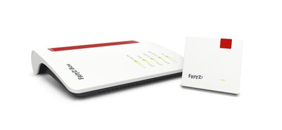 AVM FRITZ!Mesh Set: FRITZ!Box 7530 AX (Wi-Fi 6 Router mit 1.800 MBit/s + 600 MBit/s) und FRITZ!Repeater 1200 AX (Wi-Fi 6 Repeater mit 2.400 Mbit/s + 600 Mbit/s, deutschsprachige Version)