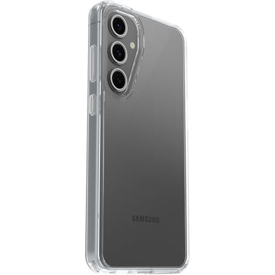 OtterBox Symmetry Clear Hülle für Samsung Galaxy S24 FE, sturzsicher, schützende dünne Hülle, 3X getestet nach Militärstandard, Transparent, Keine Einzelhandelsverpackung