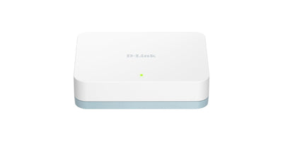 D-Link DGS-1005D 5-Port Gigabit Switch Desktop (10/100/1000 Mbit/s TP (RJ-45) Gigabit Ports, bis zu 2000 Mbit/s pro Port im Full-Duplex-Modus, lüfterlos)