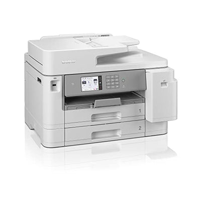 Brother MFC-J5955DW Business-Ink 4-in-1 Multifunktionsgerät mit DIN A3 Druckfunktion (30 Seiten/Min, Tintenstrahl, USB, LAN, WLAN, Duplexdruck) weiß/grau 545 x 436 x 375 mm (BxTxH)