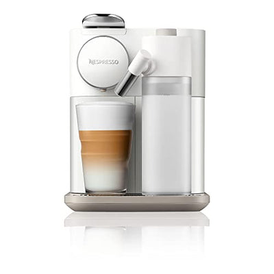 Nespresso De'Longhi EN640.W Gran Lattissima Kaffeekapselmaschine mit automatischem Milchsystem,19 Bar Druck, 1400W,Weiß