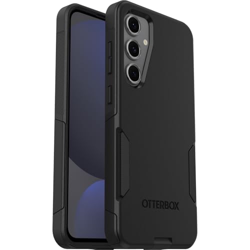 OtterBox Schutzhülle für Samsung Galaxy S24 FE Commuter Series – Schwarz, schlank und robust, taschenfreundlich, mit Portschutz