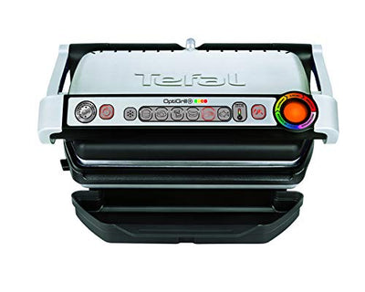 Tefal GC716D Kontaktgrill, Kunststoff, Schwarz, Metallisch, 401 x 229 x 450 mm (LxBxH)