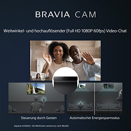 Sony BRAVIA, KD-55X75WL, Téléviseur 55 pouces, LED, 4K HDR, Google TV, Smart TV, Fonctionne avec Alexa, BRAVIA CORE, HDMI 2.1, Menu de jeu avec ALLM