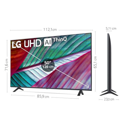 LG 50UR78006LK 127 cm (50 Zoll) UHD Fernseher (Active HDR, 60 Hz, Smart TV) [Modelljahr 2023]