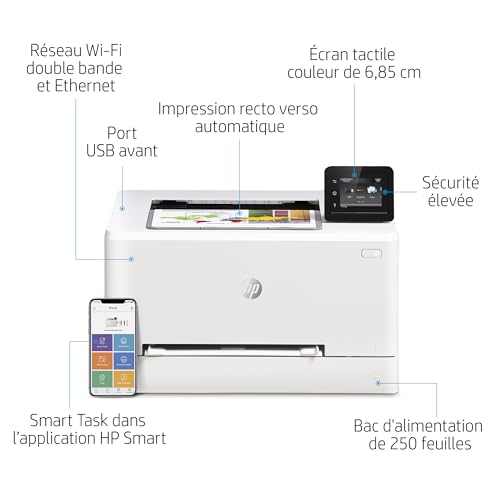 HP Color LaserJet Pro M255dw Farblaserdrucker (Laserdrucker, WLAN, LAN, Duplex, Airprint) weiß