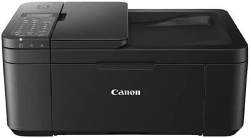 Canon PIXMA TR4550 Drucker Farbtintenstrahl Multifunktionsgerät DIN A4 (Farbdruck, Scanner, Kopierer, Fax, 4 in 1, 4.800 x 600 dpi, USB, WIFI, WLAN, Duplexdruck, Print App), schwarz