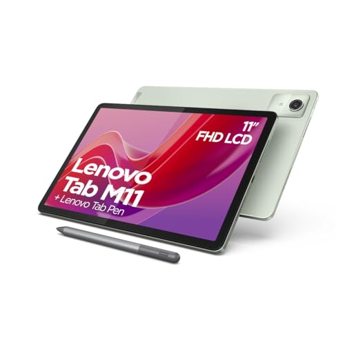 Lenovo Tab M11 Tablet | 11'' WUXGA Touch Display | MediaTek Helio G88 | 4GB RAM | 128GB Speicher | Wi-Fi | Android 13 | grün | inkl. Lenovo Tab Pen