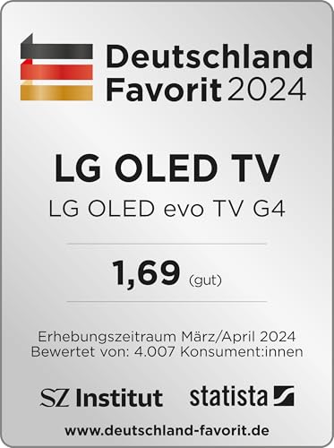 LG OLED55G49LS TV 55" (139 cm) OLED evo Fernseher (α11 4K AI-Prozessor, webOS 24, Dolby Vision, bis zu 120Hz) [Modelljahr 2024]